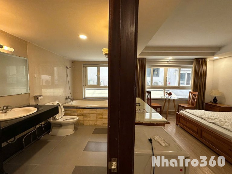 Cho thuê căn hộ studio cửa sổ thoáng full nội thất p.Tân Phong q.7 gần Lotte, SC Vivo, RMIT, TDTU
