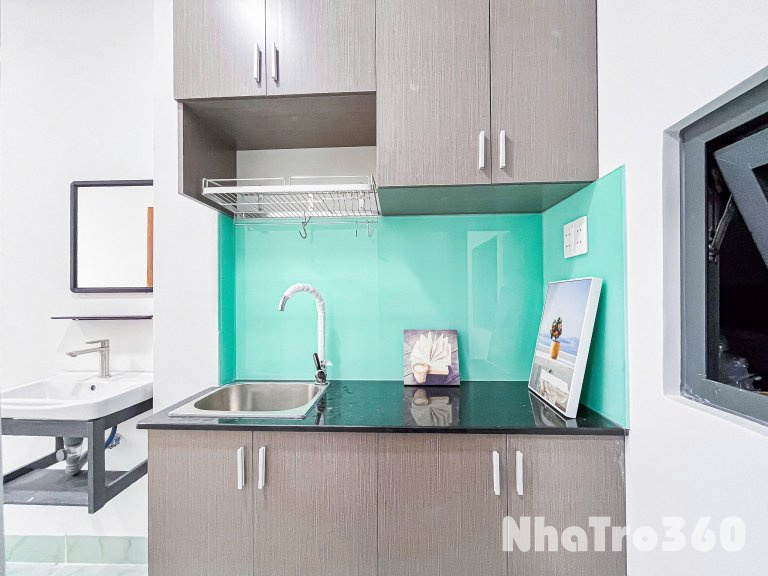 Cho thuê căn hộ studio cửa sổ full nội thất p.Tân Quy q.7 gần Lotte, SC Vivo, TDTU, RMIT