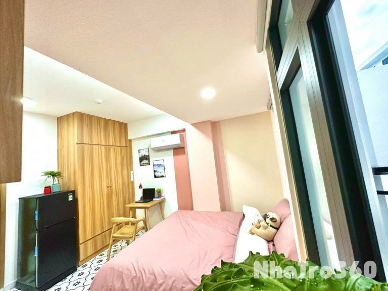 CĂN HỘ STUDIO cửa sổ thoáng, full nội thất p.Tân Hưng q.7 gần Cresent mall, lotte, RMIT, TDTU, Q1 Q4 Q8