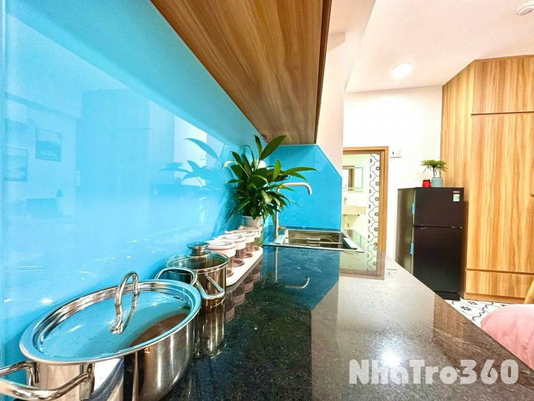 CĂN HỘ STUDIO cửa sổ thoáng, full nội thất p.Tân Hưng q.7 gần Cresent mall, lotte, RMIT, TDTU, Q1 Q4 Q8