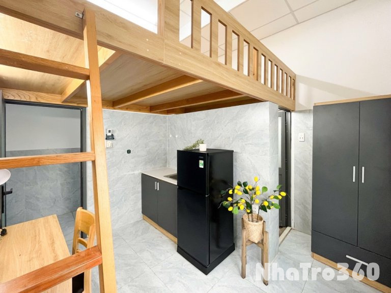 Duplex Ban Công Đầy Đủ Nội Thất Ở Cặp Đôi Thì Okee