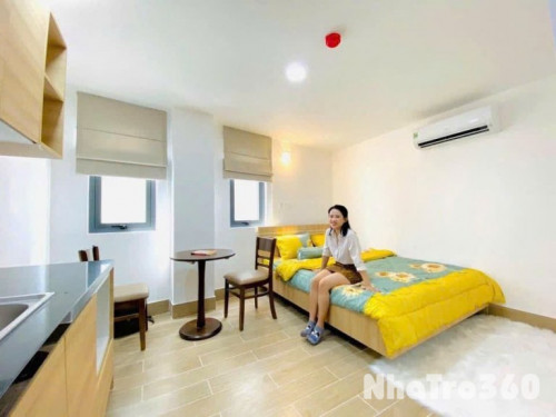 Cho thuê căn hộ studio ban công/ cửa sổ full nt p.Tân Quy q.7 gần Lotte, SC Vivo, RMIT, TDTU