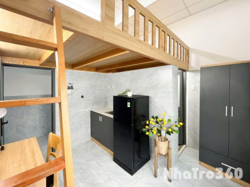 Duplex Ban Công Đầy Đủ Nội Thất Ở Cặp Đôi Thì Okee