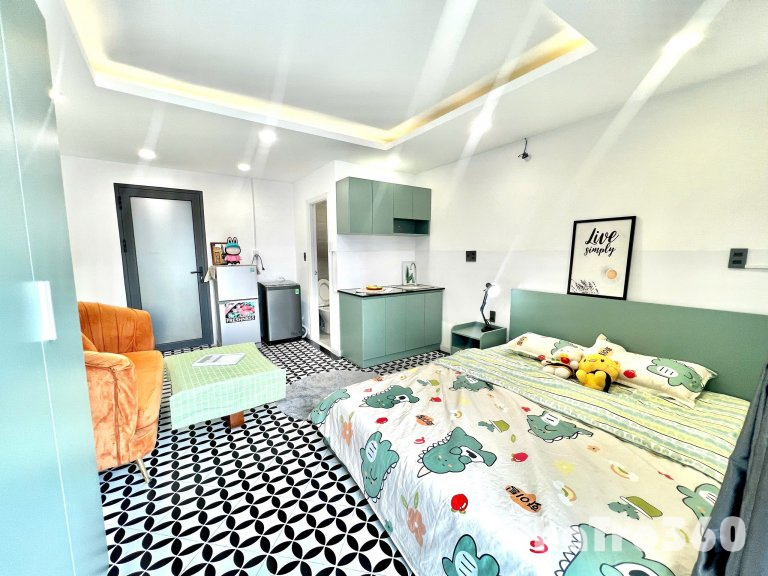 Căn hộ studio ban công/cửa sổ full nội thất gần Lotte, Cresent mall, chợ Tân Mỹ, Nguyễn Lương Bằng, Nguyễn Thị Thập