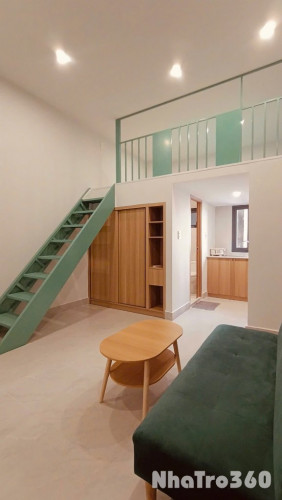 Cho thuê căn hộ Duplex (gác), Q1, đường Lê Thị Riêng, gần ĐH Văn Lang, Công Viên Tao Đàn, Công Viên 23 Tháng 9