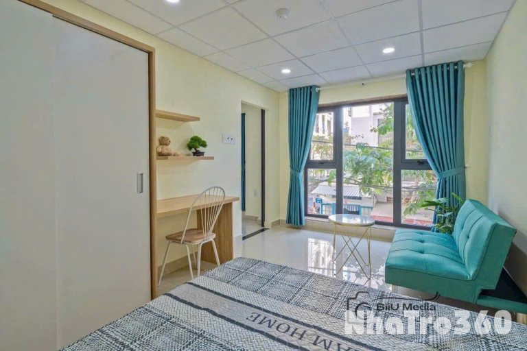 Duplex cửa kính to,Fnt, gần Lotte, Tdtu, thoáng, mát, q1,4,8 trong 5p