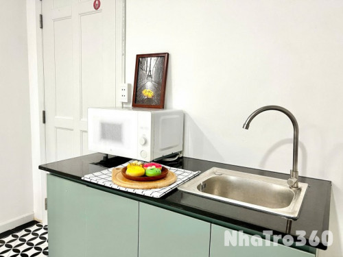 Căn hộ studio ban công/cửa sổ full nội thất gần Lotte, Cresent mall, chợ Tân Mỹ, Nguyễn Lương Bằng, Nguyễn Thị Thập