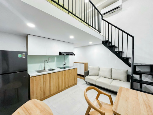 Căn hộ DUPLEX BAN CÔNG full nội thất p.Tân Hưng q7 gần Cresent mall, Lotte, RMIT, TDTU, Q1 Q4 Q8