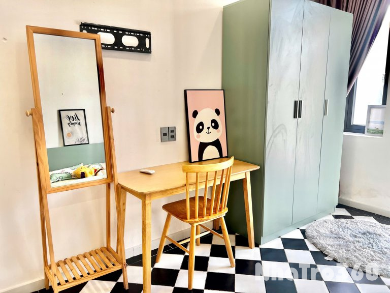 Căn hộ studio ban công/cửa sổ full nội thất gần Lotte, Cresent mall, chợ Tân Mỹ, Nguyễn Lương Bằng, Nguyễn Thị Thập