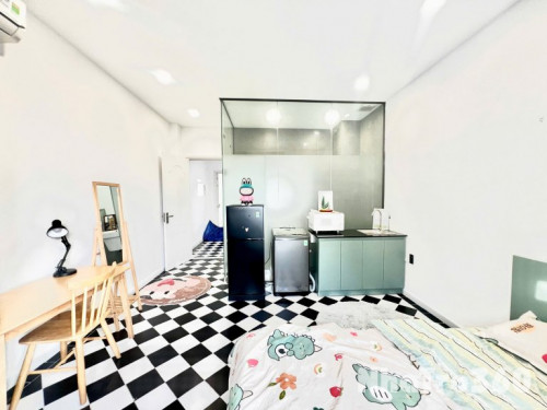 Căn hộ studio ban công/cửa sổ full nội thất gần Lotte, Cresent mall, chợ Tân Mỹ, Nguyễn Lương Bằng, Nguyễn Thị Thập