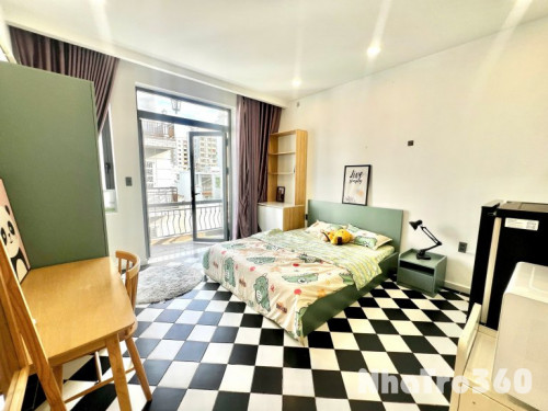 Căn hộ studio ban công/cửa sổ full nội thất gần Lotte, Cresent mall, chợ Tân Mỹ, Nguyễn Lương Bằng, Nguyễn Thị Thập