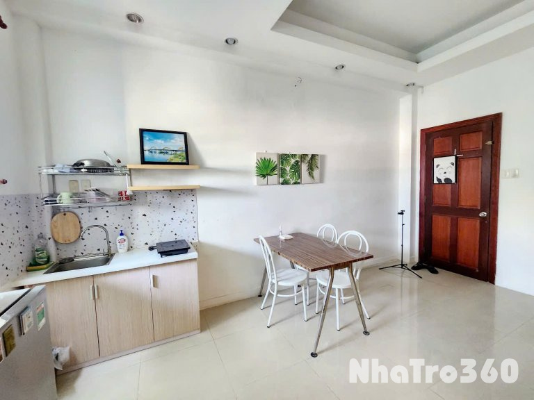 Căn hộ 1 phòng ngủ full nội thất tại đường Yên Thế, P.2, Q.Tân Bình – rộng rãi, hiện đại, mới.