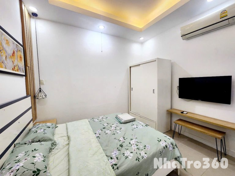 Căn hộ 1 phòng ngủ full nội thất tại đường Yên Thế, P.2, Q.Tân Bình – rộng rãi, hiện đại, mới.