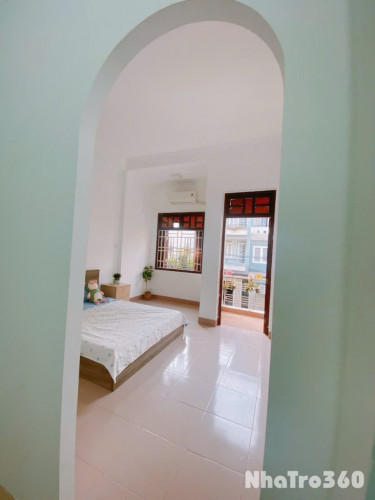 Cho thuê căn hộ Studio Tách bếp, Ban công Q8 gần Parc Mall, nhà thờ Tạ Quang Bửu