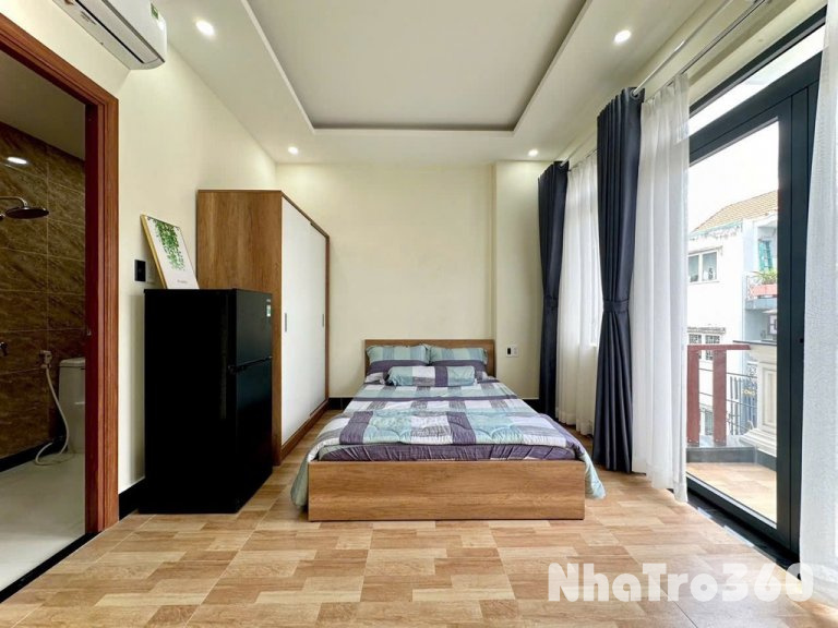 STUDIO BAN CÔNG 40M2 FULL NT GẦN ĐH VĂN HIẾN