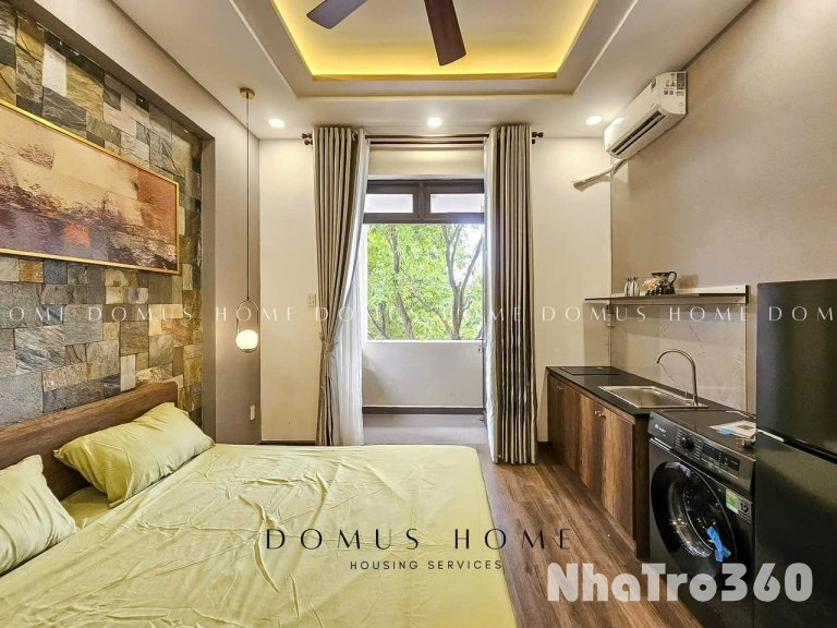 CĂN HỘ 1PN – NỘI THẤT GỖ SANG TRỌNG – BAN CÔNG VIEW SÂN VƯỜN – ĐƯỜNG SỐ 79, TÂN QUY, QUẬN 7