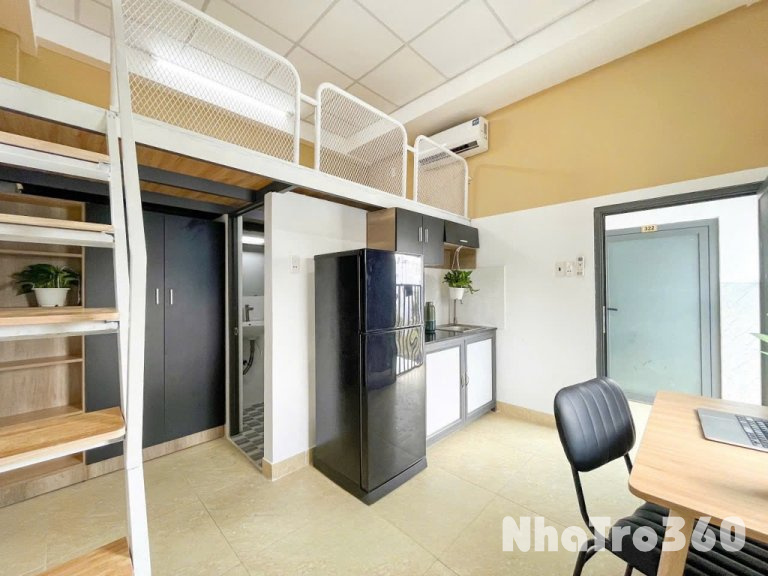 Cho thuê phòng có gác cửa sổ gần Đh Văn Lang, IUH