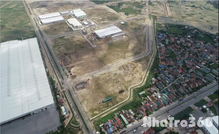Cho thuê 1.2ha đất TMDV, nhà hàng kho xưởng tại KCN Minh Quang, Mỹ Hào, Hưng Yên
