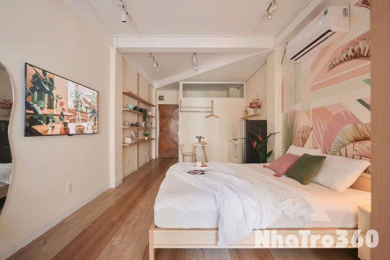 STUDIO BAN CÔNG FULL NỘI THẤT NGAY TRUNG TÂM QUẬN