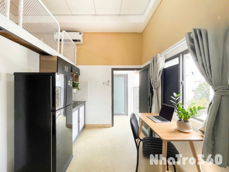 Cho thuê phòng có gác cửa sổ gần Đh Văn Lang, IUH