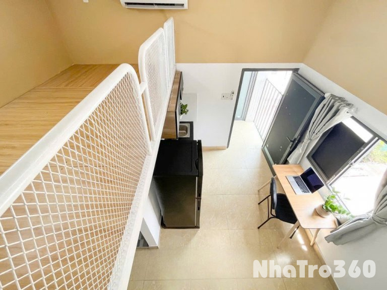 Cho thuê phòng có gác cửa sổ gần Đh Văn Lang, IUH