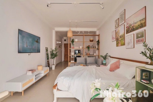 STUDIO BAN CÔNG FULL NỘI THẤT NGAY TRUNG TÂM QUẬN