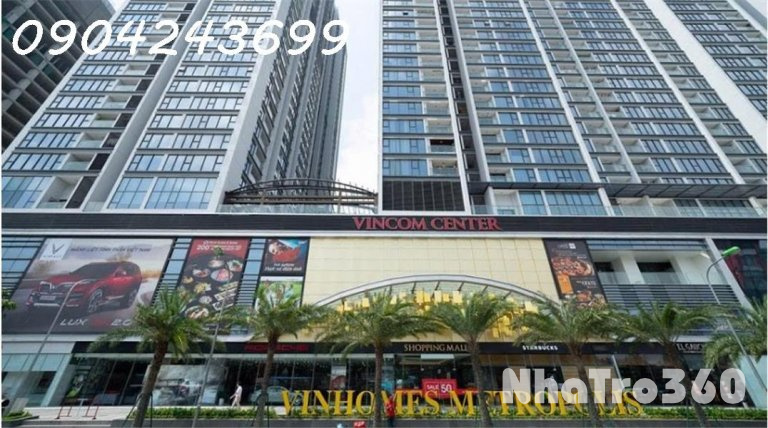 Cho thuê căn hộ studio M3 Metropolis, Diện tích 40m2, chính chủ miễn trung gian môi giới