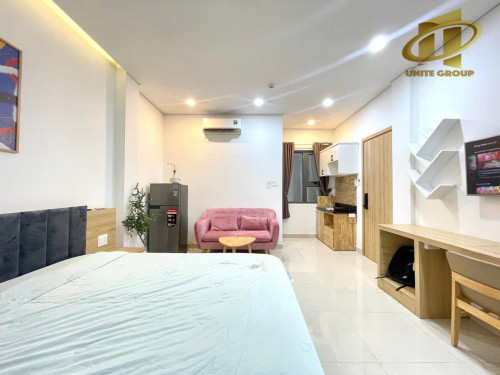 Cho thuê căn hộ Studio Cửa sổ Q4 gần cầu Kênh Tẻ, nhà thờ Xóm Chiếu, chợ 200, ĐH Nguyễn Tất Thành, ĐH Luật