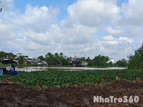 56. cho thuê đất 5 triệu 1200m2 gần cầu Cồn Khương 2 mặt lộ và sông