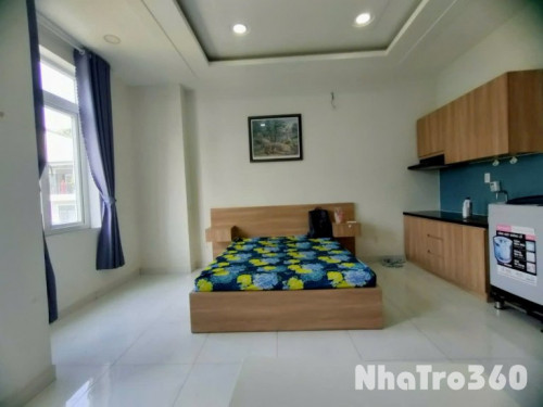 Cho thuê căn hộ Studio Ban công, Máy giặt riêng Q8 gần Bến xe Quận 8, cầu Nhị Thiên Đường, cầu Chà Và