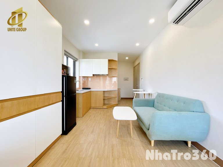 Studio ban công, Fnt, gần Lotte, Tdtu, thoáng, mát, q1,4,8 trong 5p