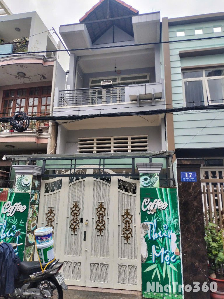 CHO THUÊ NHÀ 1 TRỆT 1 LỬNG 1 LẦU SÂN THƯỢNG 100M2 - MẶT TIỀN SỐ 15 CA VĂN THỈNH, P.11, Q.TÂN BÌNH