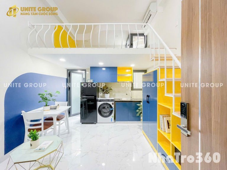 Cho thuê căn hộ duplex cửa sổ thoáng mát, full nội thất tại p. Tân Kiểng, q. 7 gần Lotte, RMIT, TDTU