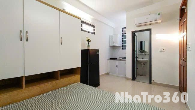 Cho thuê căn hộ studio ban công, full nội thất p. Tân Kiểng, q.7 gần Lotte, RMIT, TDTD, SCVivo