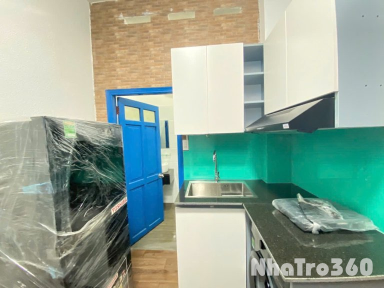 Cho thuê căn hộ Studio Cửa sổ, Tách bếp, Máy giặt riêng Q1 gần cầu Thị Nghè, ĐH Mở, ĐH UEH, vòng xoay Điện Biên Phủ