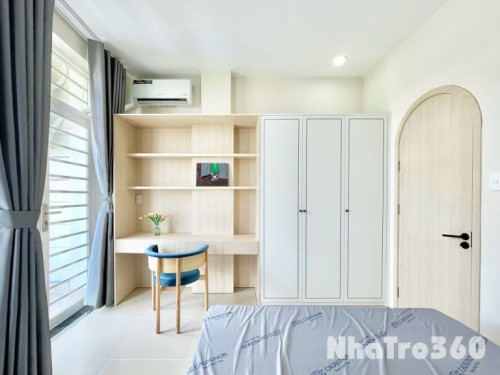 Căn hộ 1PN máy giặt riêng quận 5, mới xây,ban công