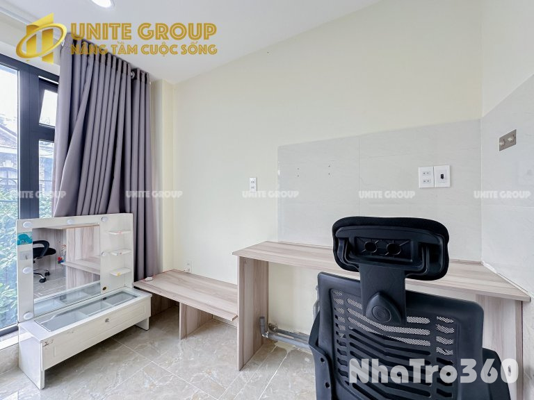 1PN 40M2 FULL NỘI THẤT, CỬA SỔ LỚN, GẦN LOTTE MART, TDTU, RMIT Q1,4,8