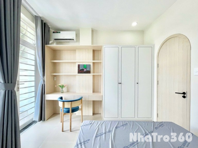 Căn hộ 1PN máy giặt riêng quận 5, mới xây,ban công