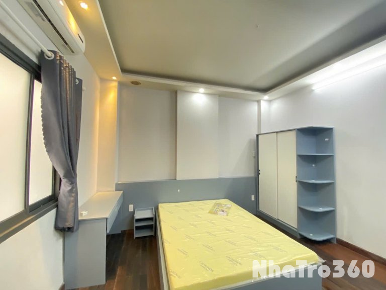 Cho thuê căn hộ Studio Cửa sổ, Tách bếp, Máy giặt riêng Q1 gần cầu Thị Nghè, ĐH Mở, ĐH UEH, vòng xoay Điện Biên Phủ