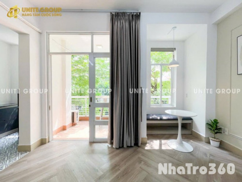 1PN 450M2 FULL NỘI THẤT, BAN CÔNG, CỬA SỔ LỚN, GẦN LOTTE MART, TDTU, RMIT Q1,4,8