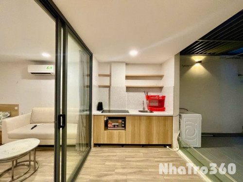 Cho thuê căn hộ 1PN Ban công giếng trời, Máy giặt riêng Q1 gần chợ Bến Thành, Bitexco, Bùi Viện, Nowzone