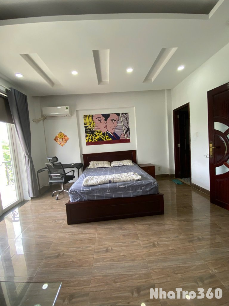Cho thuê căn hộ 2PN Ban công Q4 gần cầu Ông Lãnh, cầu Calmette, ĐH Luật, ĐH Nguyễn Tất Thành