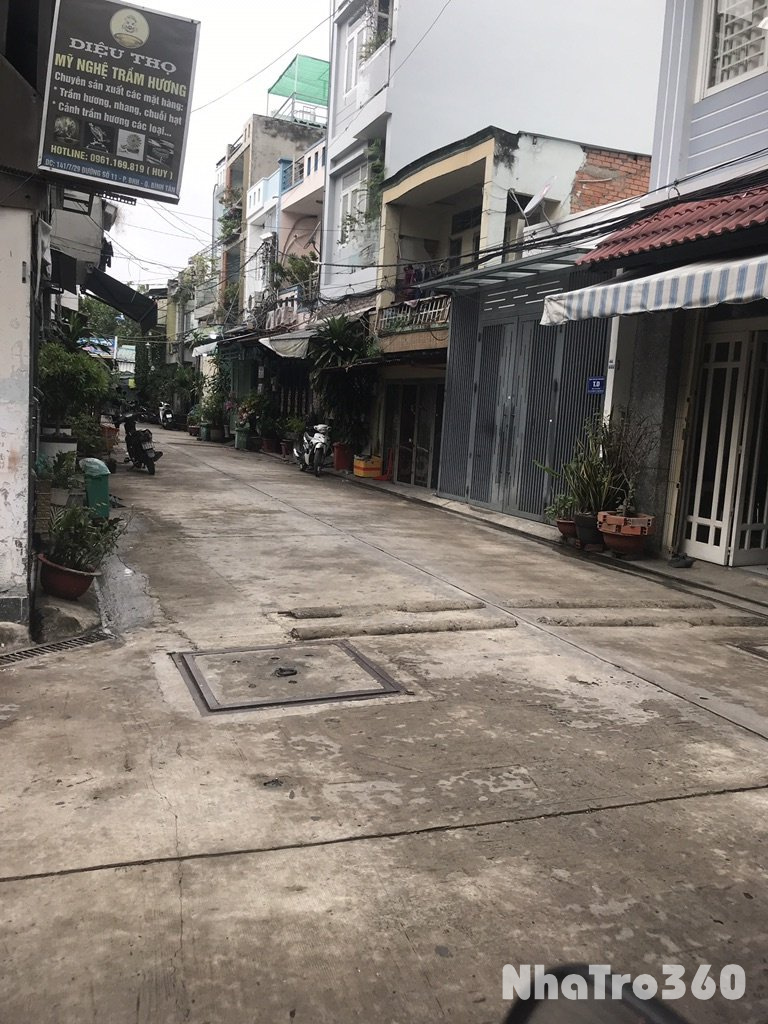 Nhà cho thuê 4dai 9 hem 6 m thông đường số 11