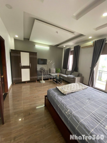 Cho thuê căn hộ 2PN Ban công Q4 gần cầu Ông Lãnh, cầu Calmette, ĐH Luật, ĐH Nguyễn Tất Thành