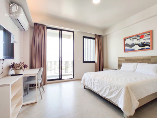 STUDIO MỚI 100% FULL NỘI THẤT BAN CÔNG, CỬA SỔ THOÁNG MÁT, GẦN LOTTE MART, CRESCENT MALL, TDTU, RMIT