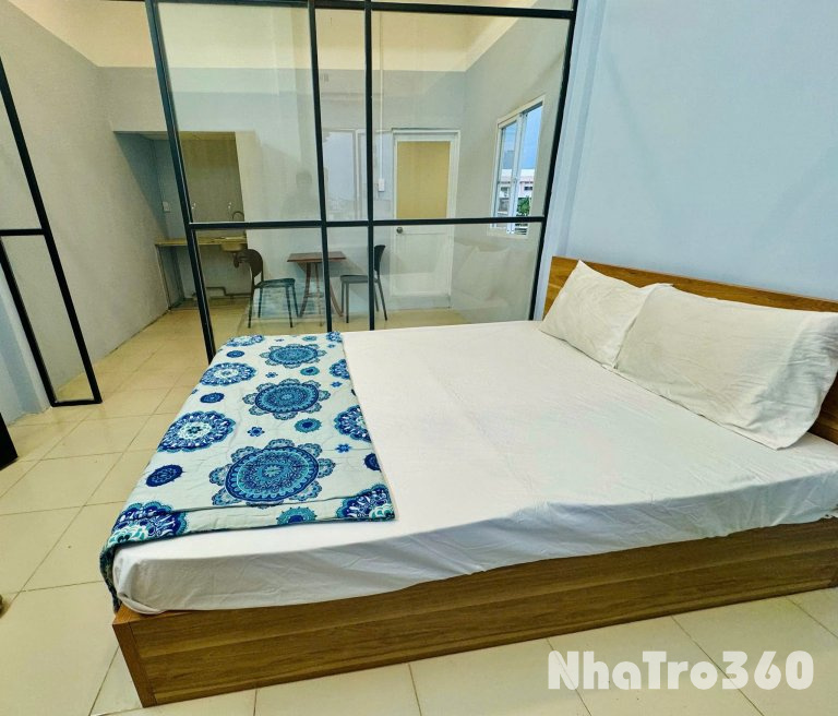 Cho thuê căn hộ 1PN cửa sổ thoáng Q4 gần cầu Khánh Hội, ĐH Nguyễn Tất Thành, ĐH Luật, cầu Tân Thuận