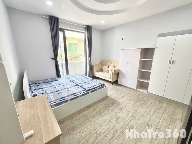 Cho thuê căn hộ Studio Ban công Q1 gần cầu Ông Lãnh, ĐH Văn Lang, chợ Bến Thành, Bitexco