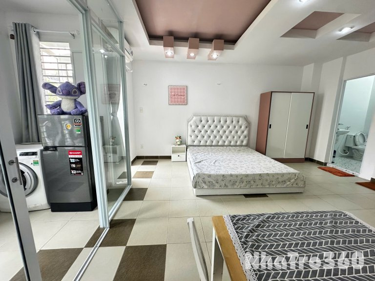 Cho thuê căn hộ 1PN Ban công, Máy giặt riêng tại KDC Trung Sơn gần vòng xoay Trung Sơn, Lotte Mart, ĐH Tôn Đức Thắng, cầu Kênh Xáng