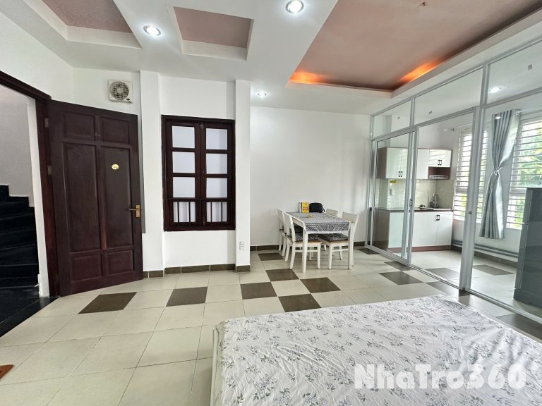 Cho thuê căn hộ 1PN Ban công, Máy giặt riêng tại KDC Trung Sơn gần vòng xoay Trung Sơn, Lotte Mart, ĐH Tôn Đức Thắng, cầu Kênh Xáng