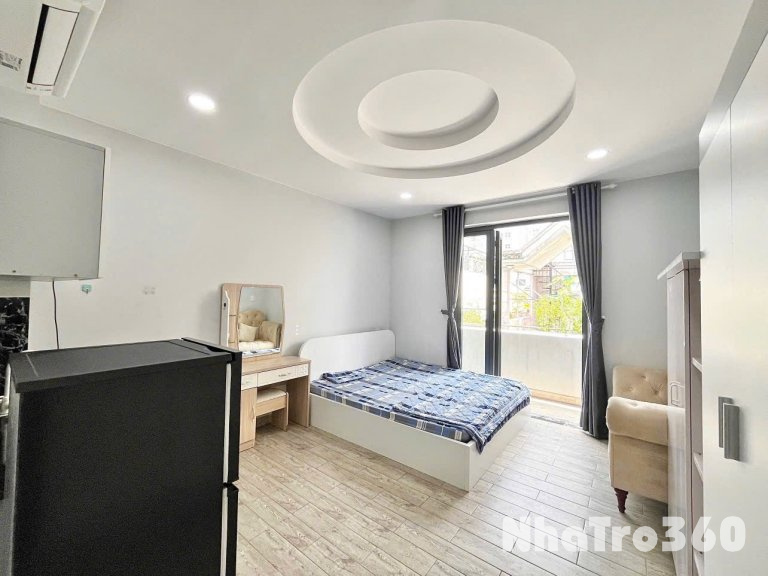 Cho thuê căn hộ Studio Ban công Q1 gần cầu Ông Lãnh, ĐH Văn Lang, chợ Bến Thành, Bitexco